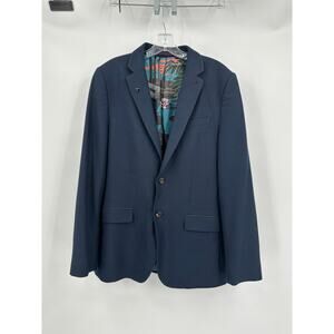 Ted Baker Mens Blazer Size‎ 3 Medium Bold Floral Lining Tailored Business Office